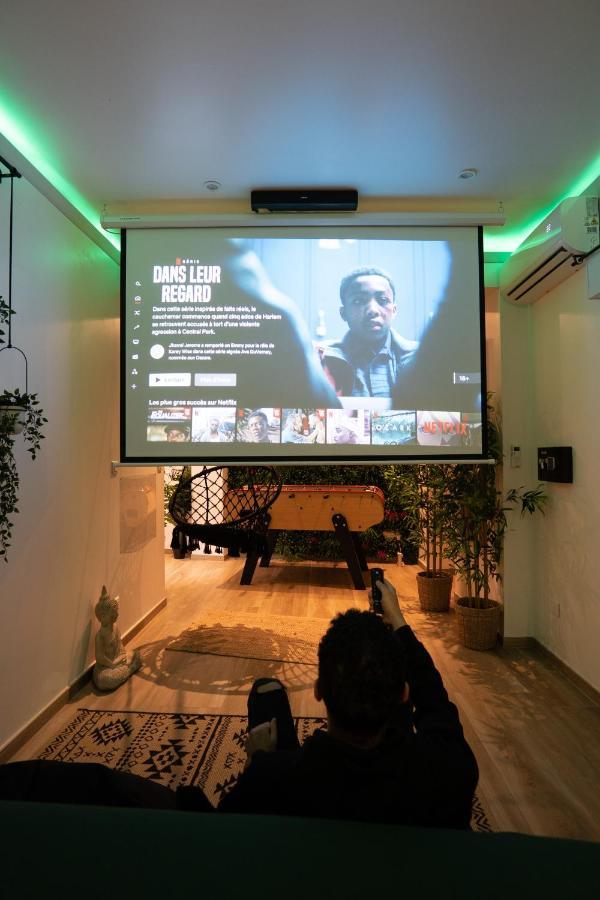 Capsule Thailande I Sauna I Balneo I Console I Jeux En Bois I Cinema I Cour Interieure Trith-Saint-Leger Ngoại thất bức ảnh