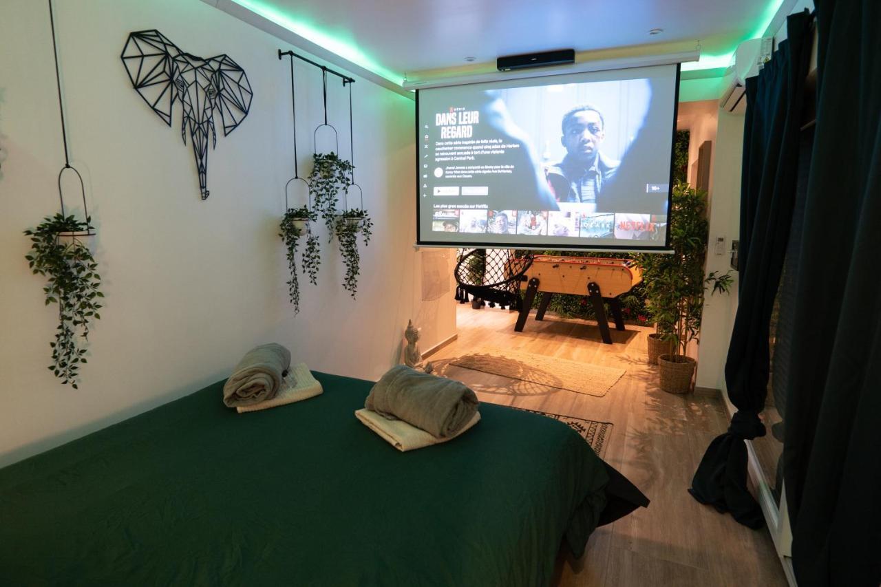Capsule Thailande I Sauna I Balneo I Console I Jeux En Bois I Cinema I Cour Interieure Trith-Saint-Leger Ngoại thất bức ảnh