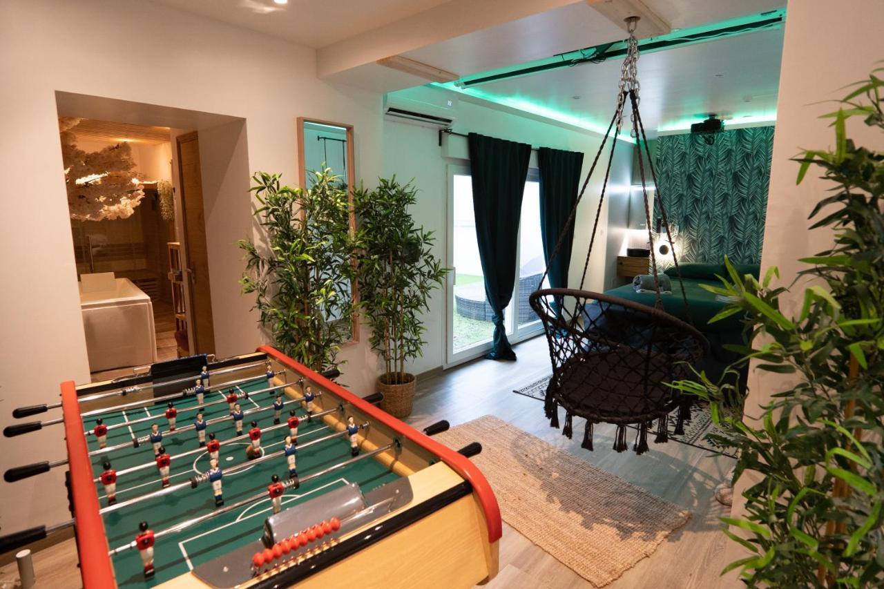 Capsule Thailande I Sauna I Balneo I Console I Jeux En Bois I Cinema I Cour Interieure Trith-Saint-Leger Ngoại thất bức ảnh