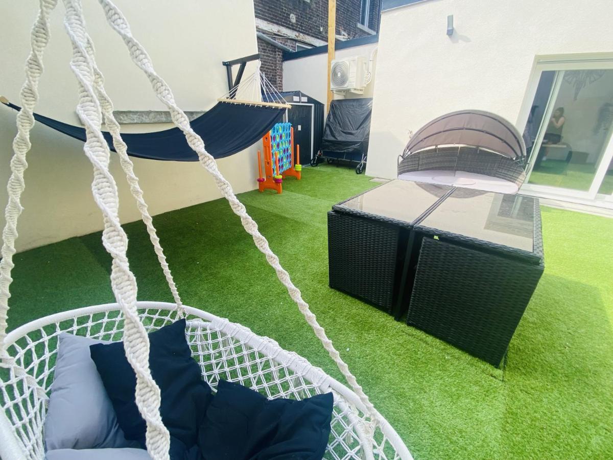 Capsule Thailande I Sauna I Balneo I Console I Jeux En Bois I Cinema I Cour Interieure Trith-Saint-Leger Ngoại thất bức ảnh